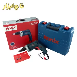 پیچ گوشتی برقی رونیکس مجهز به کلید ضد غبار مدل 2506