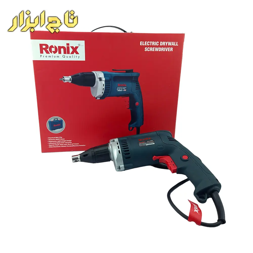 پیچ گوشتی برقی رونیکس مجهز به گیربکس فلزی صنعتی مدل 2506