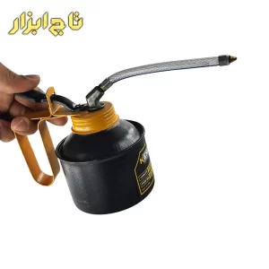 روغن دان فلزی ظرفیت 350 میل لیتر پمپ پلاستیکی مدل KOC-1350