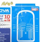 مجموعه 10 عددی آلن شش گوش کوتاه نووا مدل NTK-1142
