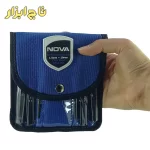 مجموعه 10 عددی شش گوش کوتاه کیفی نووا مدل NTK-1142