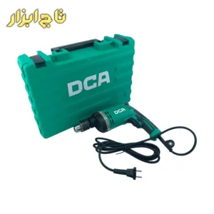 دریل چکشی سه نظام آچاری گیربکسی 710 وات مجهز به کیف DCA مدل AZJ16