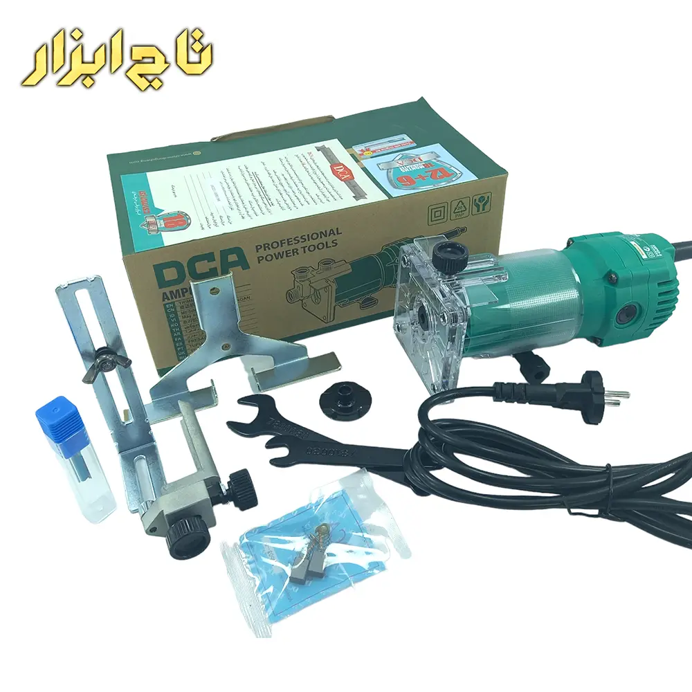 فرز نجاری مشتی دارای گارانتی 6 میلیمتر 530 وات DCA مدل AMP03-6