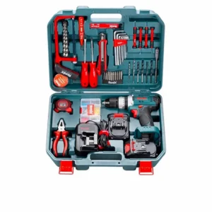 کیت دریل شارژی 20 ولت (2 باطری 53 پارچه) رونیکس مدل RS-8620