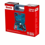 کیت دریل شارژی 12 ولت (2 باطری 19 پارچه) رونیکس مدل RS-8613
