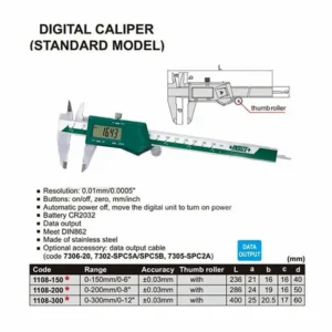 کولیس دیجیتال 15 سانتی متر اینسایز مدل 150-1108