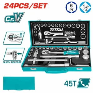 جعبه بکس 24 پارچه توتال مدل TOTAL-THT141253
