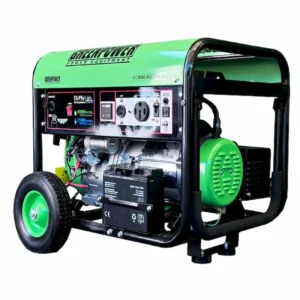 موتور برق گازسوز ریموت دار 7.5 کیلووات گرین پاور مدل CC9000-NG/LPG