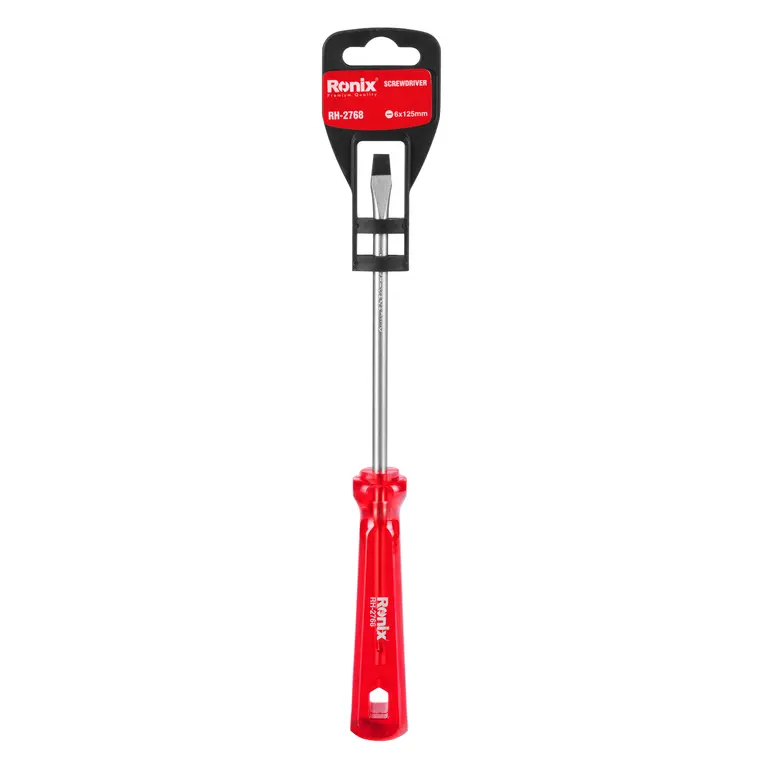 پیچ گوشتی دو سو دسته pvc رونیکس مدل RH-2768