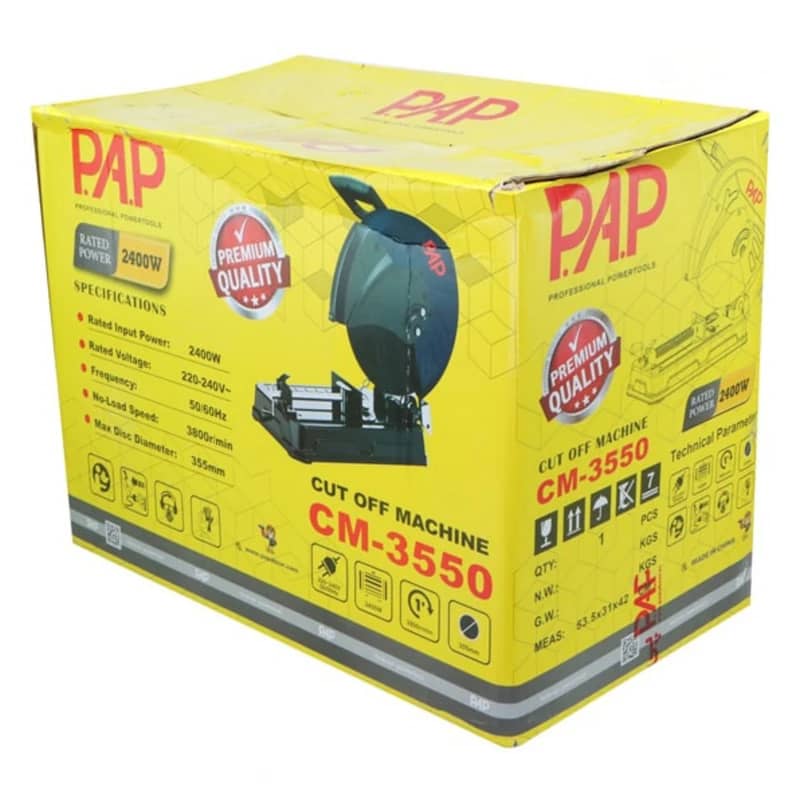 کارتن اره پروفیل بر 2400 وات PAP مدل CM-3550