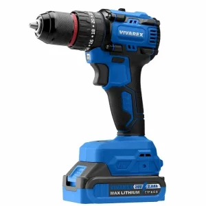 دریل پیچ گوشتی کیت شارژی براشلس ۲ عددی ویوارکس مدل VR2402-BCK